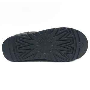 Man Сlassic Mini Zip Metallic Black