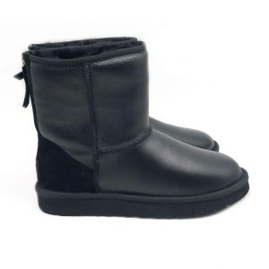 Man Сlassic Mini Zip Metallic Black