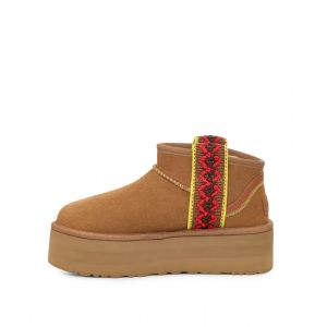 Ugg Ultra Mini Braid Platform Chestnut