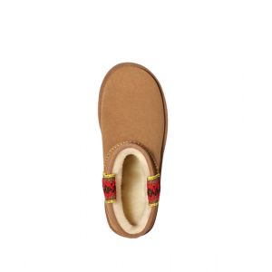 Ugg Ultra Mini Braid Platform Chestnut