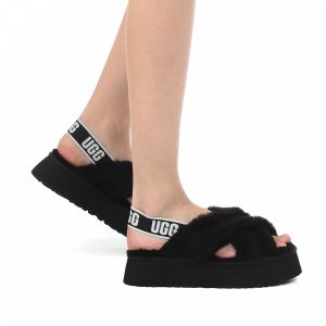 UGG Disco Cross Slide Black