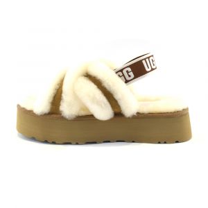 UGG Disco Cross Slide Chestnut
