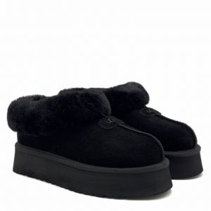 Mate Revival/Platform Slipper Black