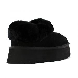 Mate Revival/Platform Slipper Black