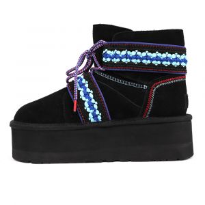 Ugg Mini Braid Platform Black