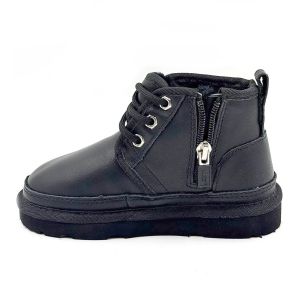 KIDS NEUMEL Snapback LEATHER BLACK