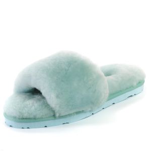 Ugg Fluff Slide Slippers Lake Blue