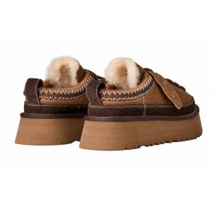 HERITAGE LACE-UP SLIPPER CHESTNUT