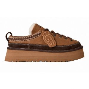 HERITAGE LACE-UP SLIPPER CHESTNUT